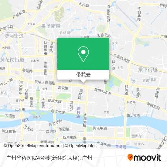 广州华侨医院4号楼(新住院大楼)地图