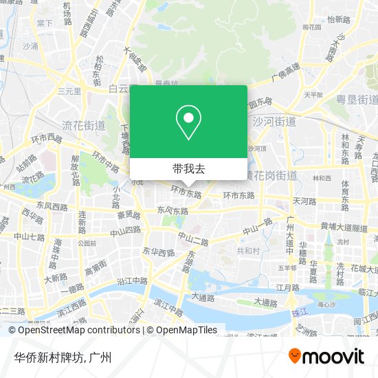 华侨新村牌坊地图