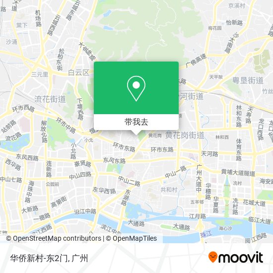 华侨新村-东2门地图