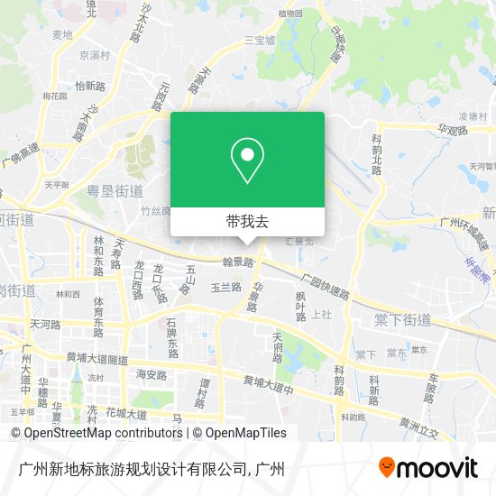 广州新地标旅游规划设计有限公司地图