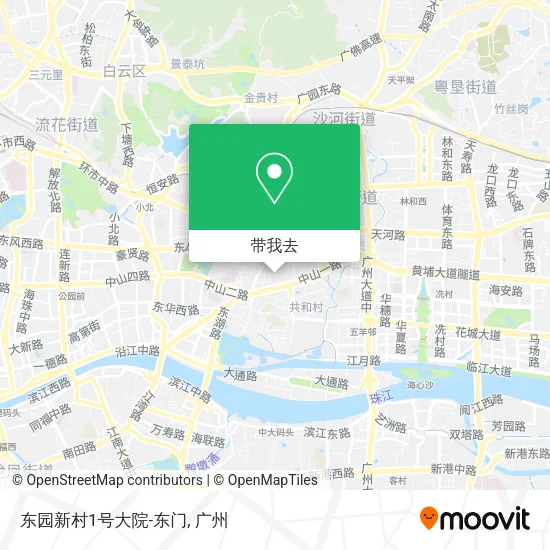 东园新村1号大院-东门地图