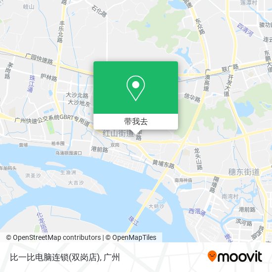 比一比电脑连锁(双岗店)地图