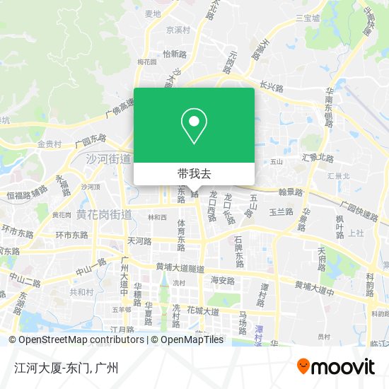 江河大厦-东门地图