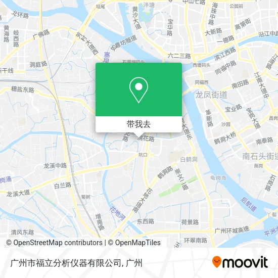 广州市福立分析仪器有限公司地图