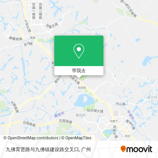九佛育贤路与九佛镇建设路交叉口地图