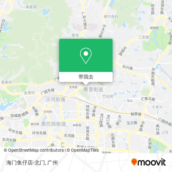 海门鱼仔店-北门地图