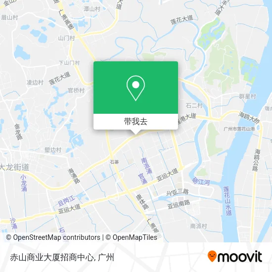 赤山商业大厦招商中心地图