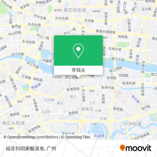 福音到咱家酸菜鱼地图