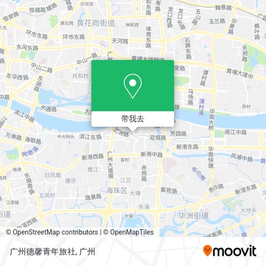 广州德馨青年旅社地图