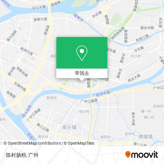 陈村肠粉地图