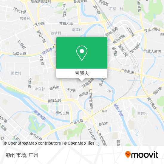 勒竹市场地图