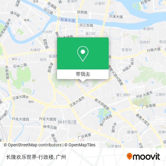 长隆欢乐世界-行政楼地图