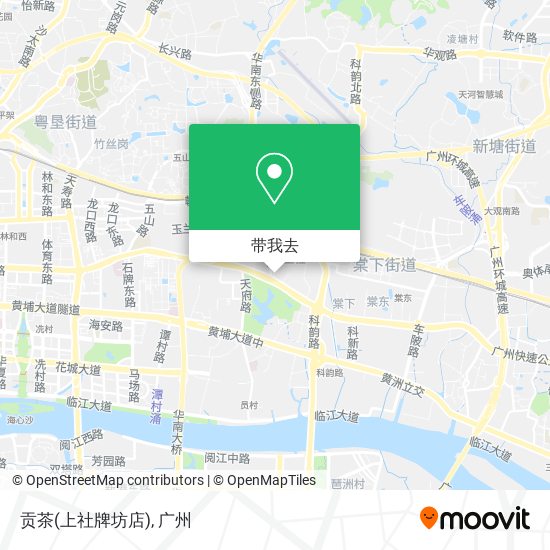 贡茶(上社牌坊店)地图