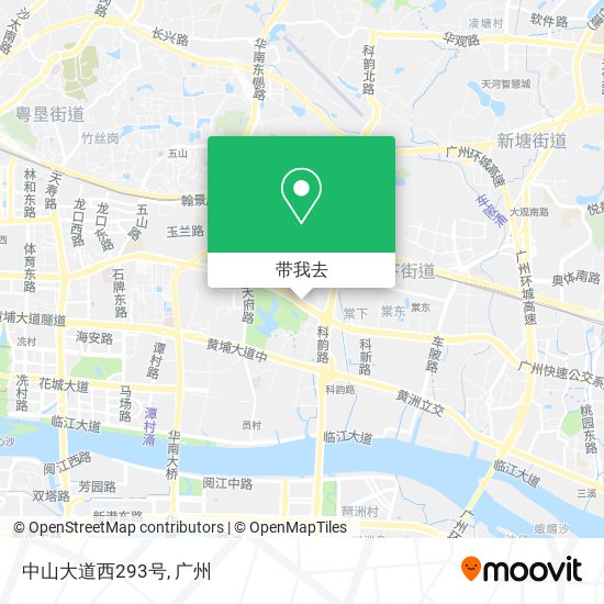 中山大道西293号地图