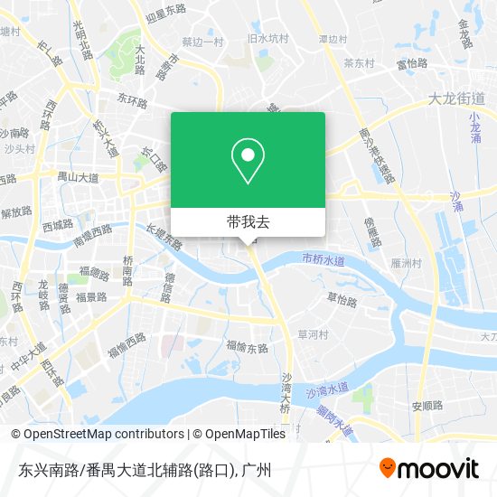 东兴南路/番禺大道北辅路(路口)地图