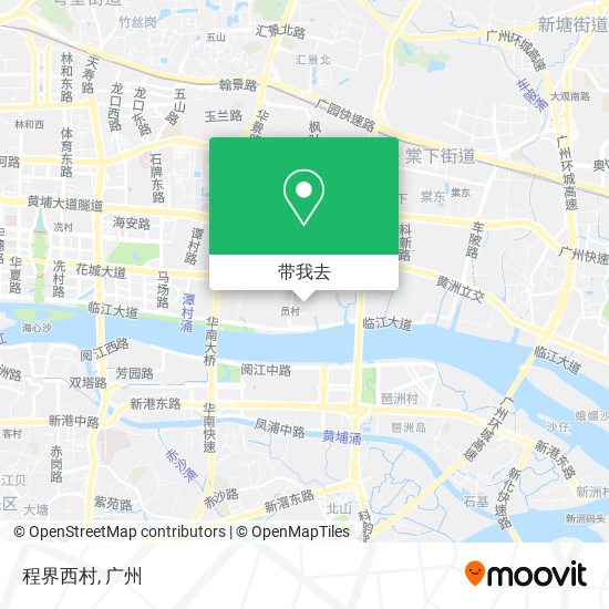 程界西村地图