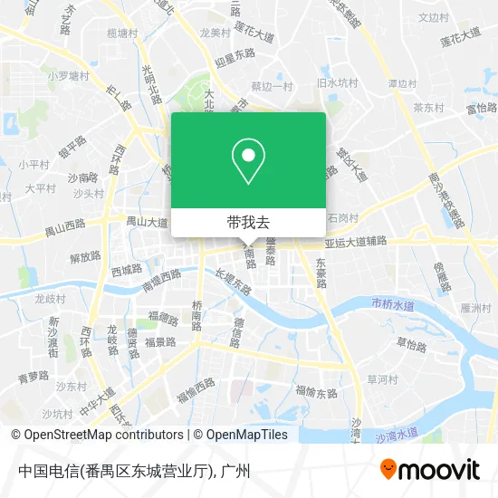 中国电信(番禺区东城营业厅)地图