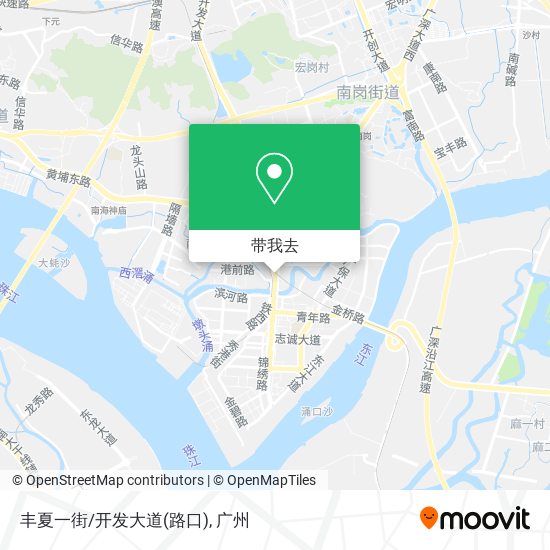 丰夏一街/开发大道(路口)地图