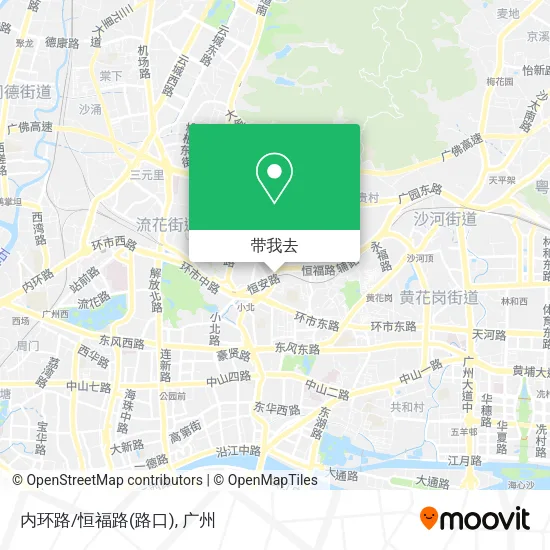 内环路/恒福路(路口)地图