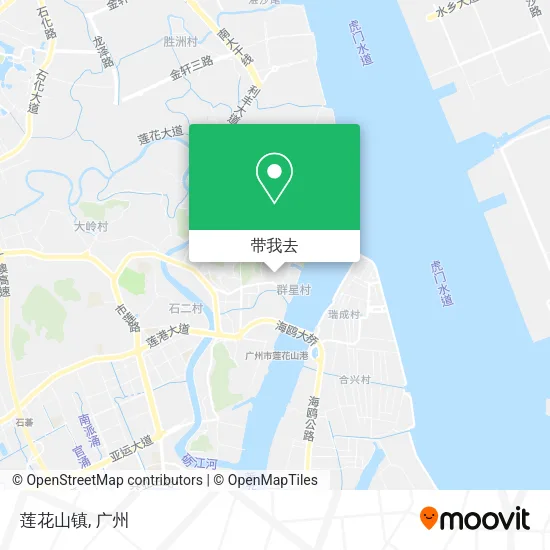 莲花山镇地图