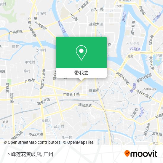 卜蜂莲花黄岐店地图