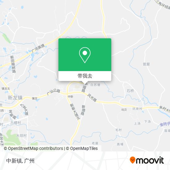 中新镇地图