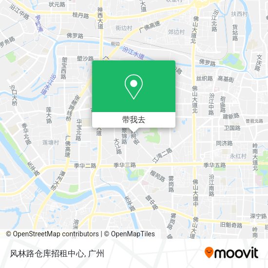 风林路仓库招租中心地图