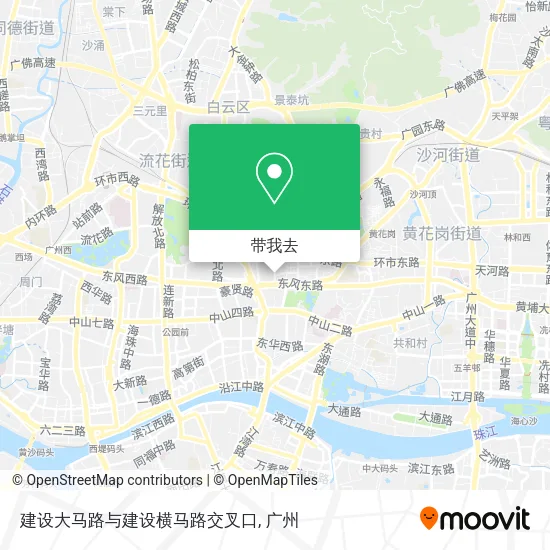 建设大马路与建设横马路交叉口地图