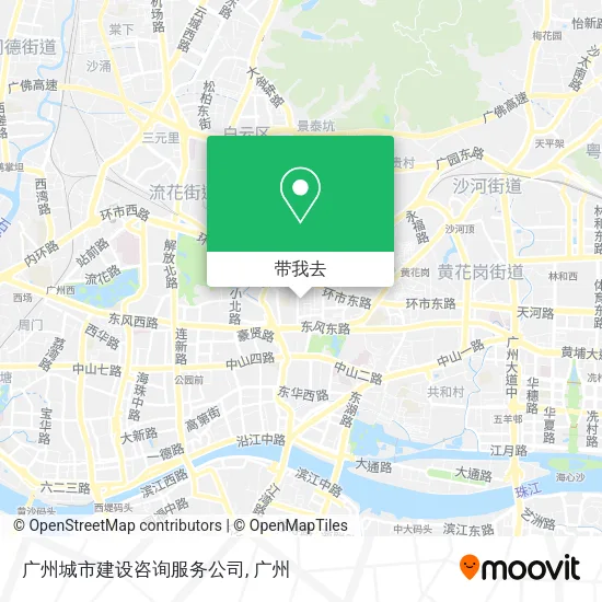 广州城市建设咨询服务公司地图