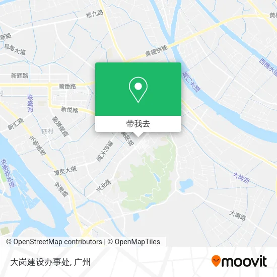大岗建设办事处地图