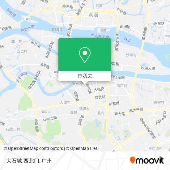 大石城-西北门地图
