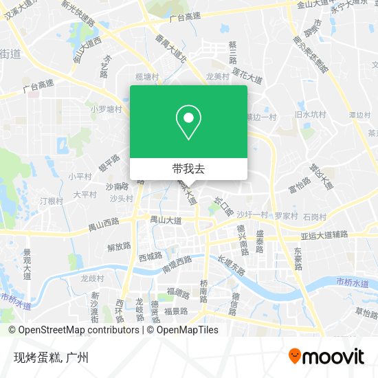 现烤蛋糕地图
