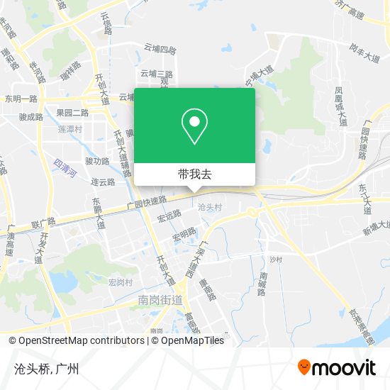 沧头桥地图
