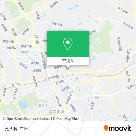 沧头桥地图