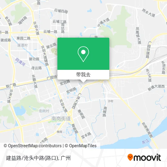 建益路/沧头中路(路口)地图