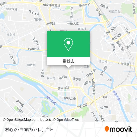 村心路/白陈路(路口)地图