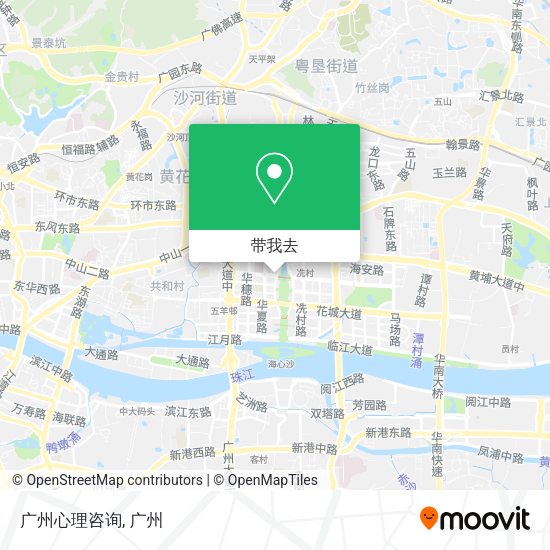 广州心理咨询地图