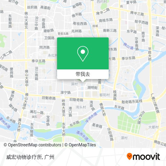 威宏动物诊疗所地图