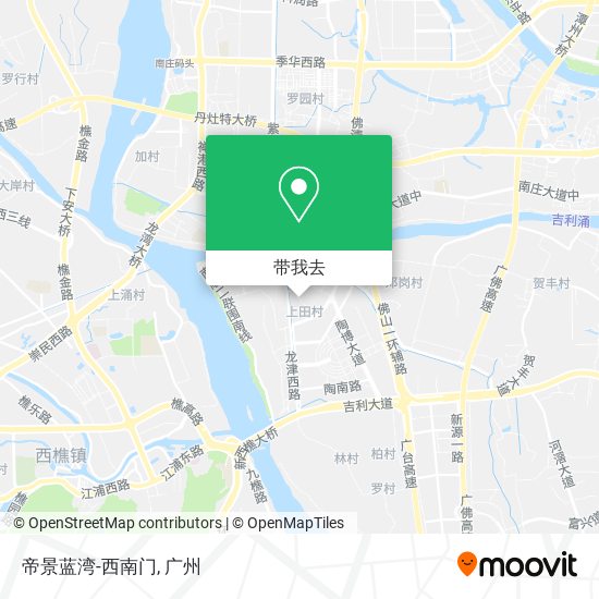 帝景蓝湾-西南门地图
