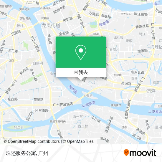 珠还服务公寓地图