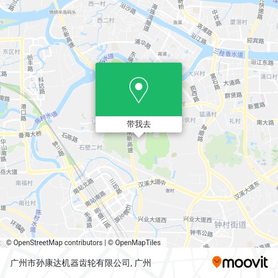 广州市孙康达机器齿轮有限公司地图