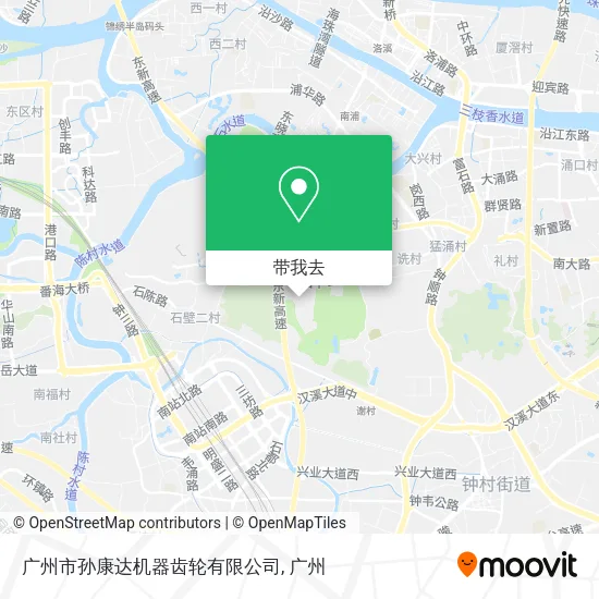 广州市孙康达机器齿轮有限公司地图