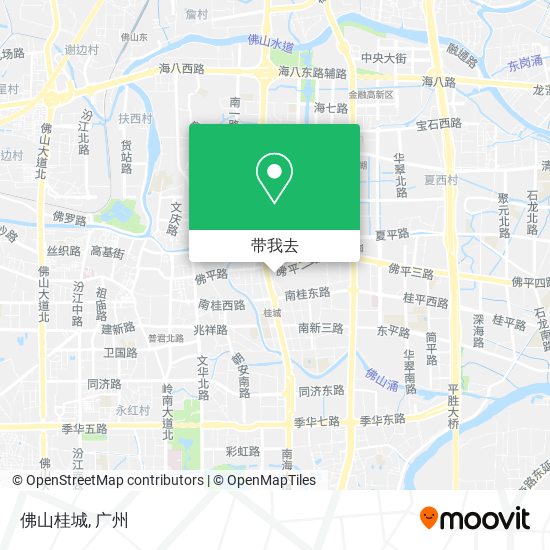 佛山桂城地图