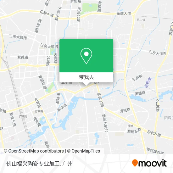 佛山福兴陶瓷专业加工地图