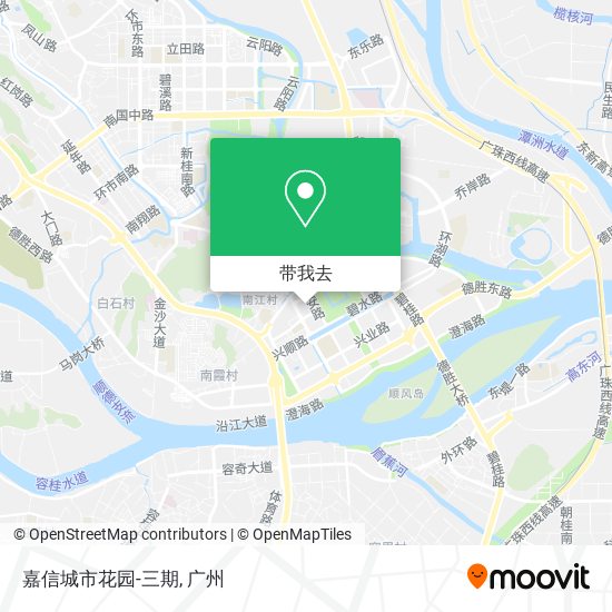 嘉信城市花园-三期地图