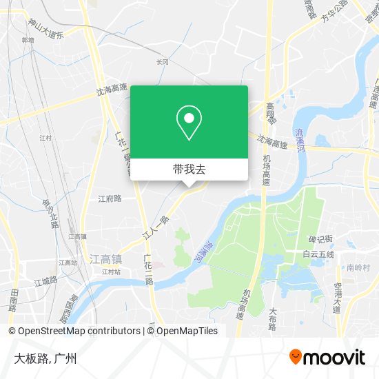 大板路地图