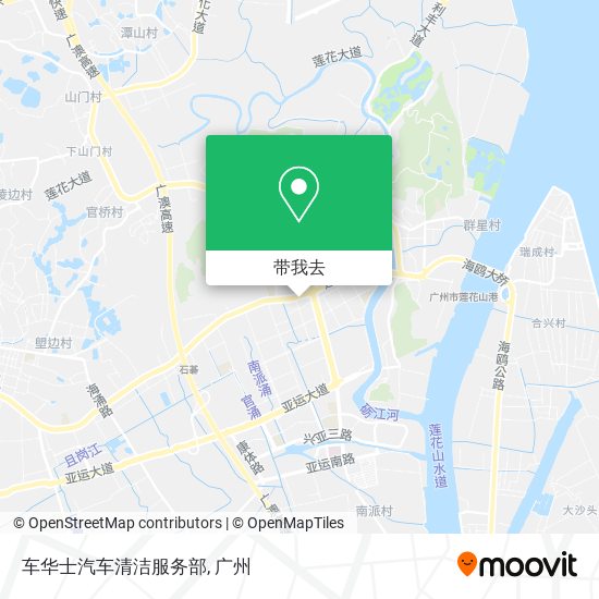 车华士汽车清洁服务部地图