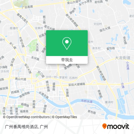 广州番禺维尚酒店地图