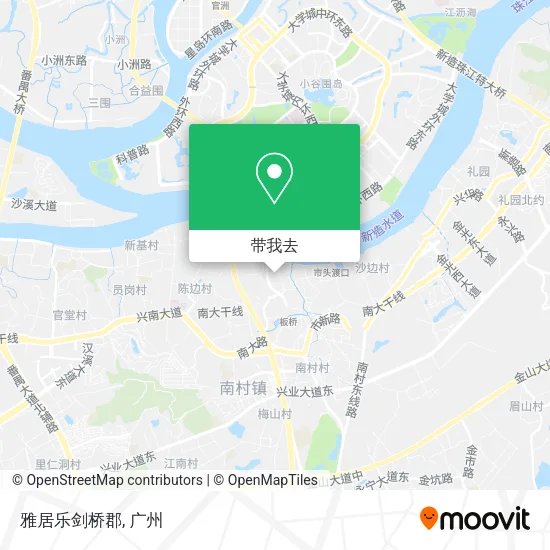 雅居乐剑桥郡地图