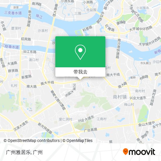 广州雅居乐地图